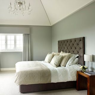 master bedroom with white windows