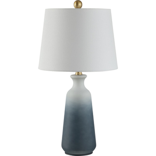 ombre blue and white table lamp