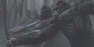 War for the Planet of the Apes archer apes take aim