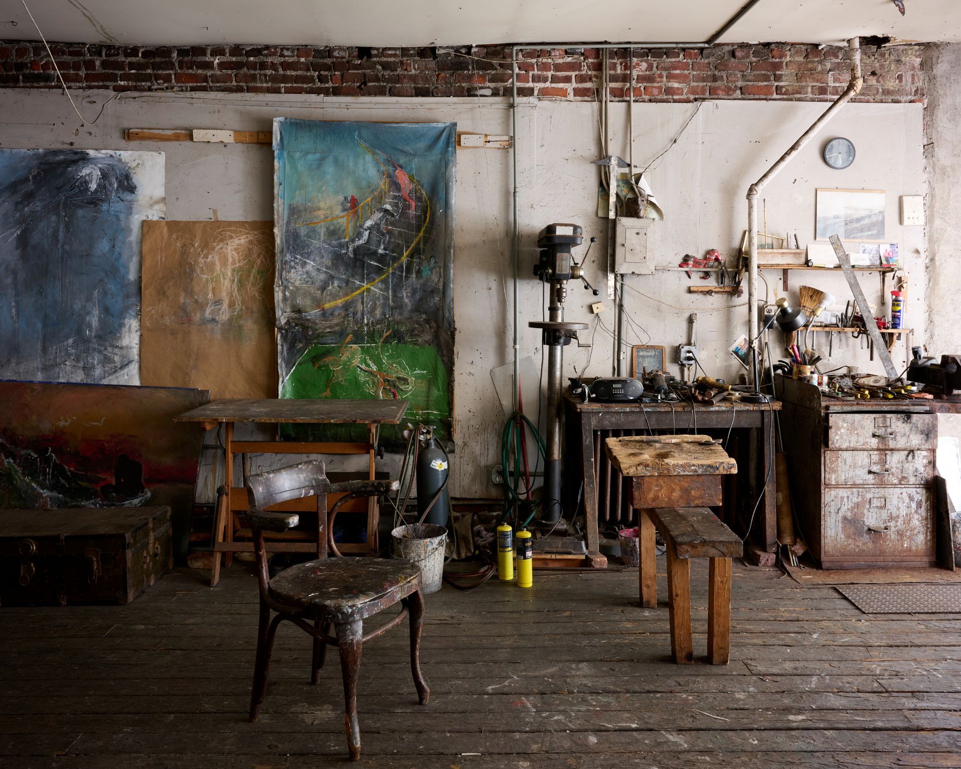 To mark artist June Leaf’s first solo show in LA and a group show in New York, a writer remembers her Bleecker Street studio