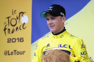 Chris Froome (Team Sky) yellow jersey Tour de France