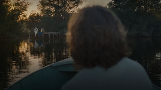 Kerry Von Erich on a boat in The Iron Claw