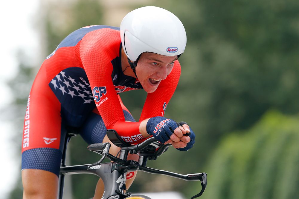 Adrien Costa won the individual time trial at the Tour of California