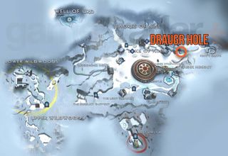 God of War Ragnarok The Hateful Draugr Holes map for Midgard