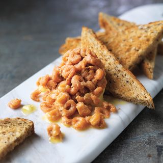 Potted Shrimps on toast