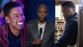 Chris Rock in Top Five, Dave Chappelle and Kevin Hart on Netflix.