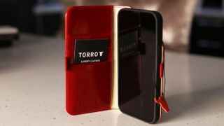Best iPhone 13 Pro Max case: TORRO Genuine Leather Red Wallet case