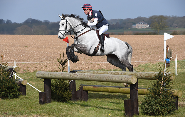 Hector Payne riding DYNASTY in the CIC** Section A, during the Barefoot Estate Burnham Market International Horse Trials at Sussex Farm near Burnham Market in Norfolk UK on 3rd April 2016