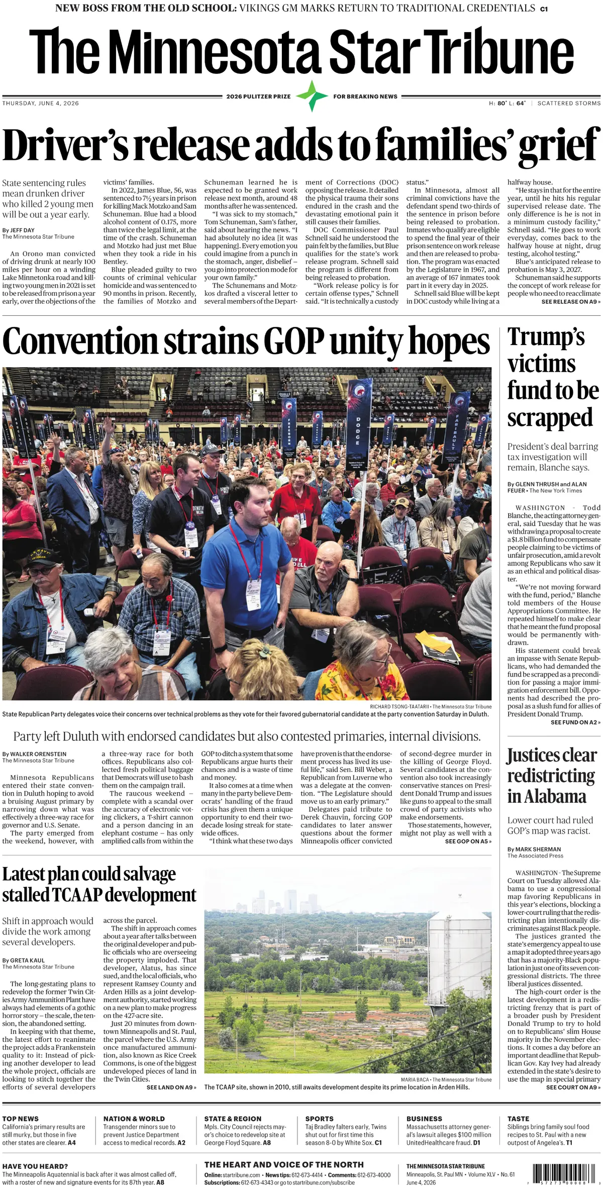 The Minnesota Star Tribune