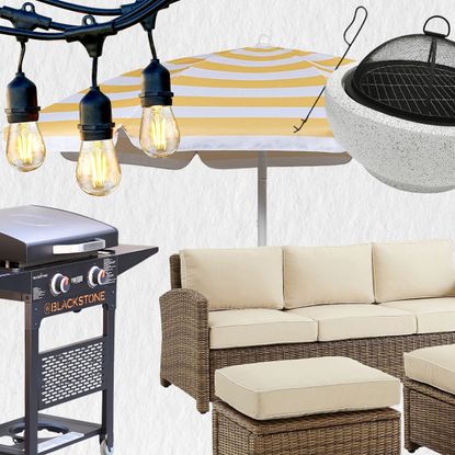 A collage of home decor from QVC