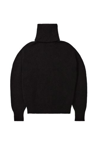 Balla Slouch Rollneck in Black