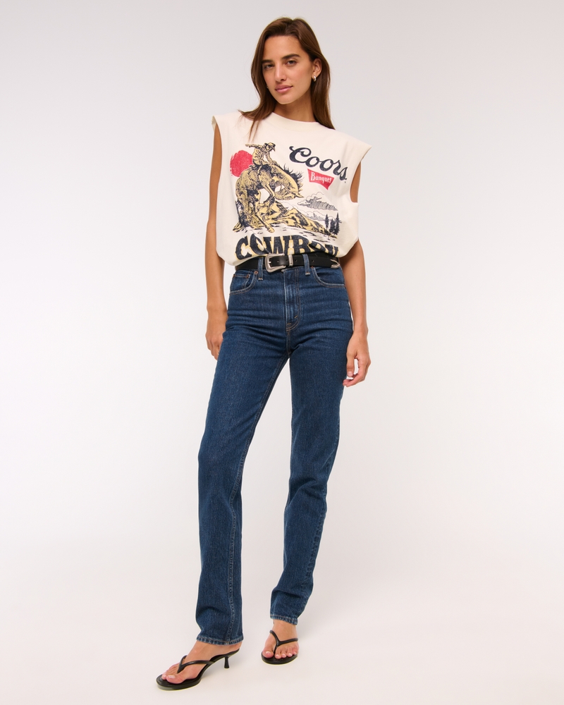 Ultra High Rise 90s Straight Jean