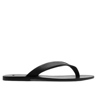 Mango Filo Leather Thong Sandals