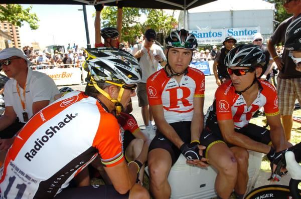 Armstrong Cardosa and McEwen chat before the stage