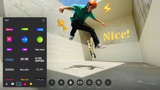 Apple Clips interface