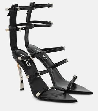 Leather Cage Sandals