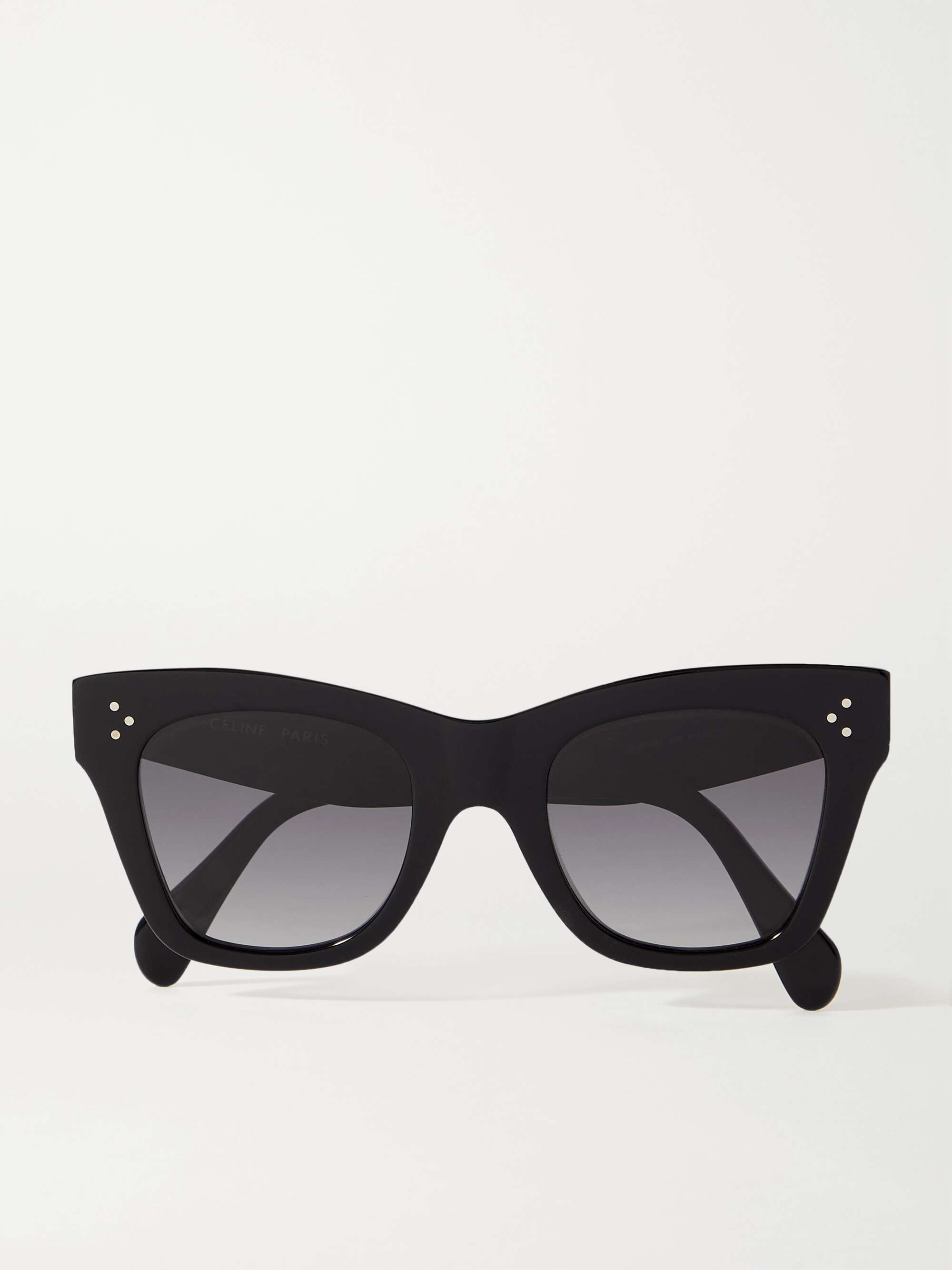 Oversized Cat-Eye Acetate Sunglasses