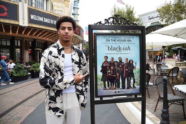 Marcus Scribner of ABC&rsquo;s Black-ish took part in the network&rsquo;s Aug. 18 &ldquo;On The House-Ish&rdquo; promotion, which offered free parking to shoppers at The Grove in Los Angeles.