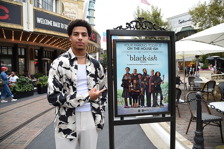 Marcus Scribner of ABC&rsquo;s Black-ish took part in the network&rsquo;s Aug. 18 &ldquo;On The House-Ish&rdquo; promotion, which offered free parking to shoppers at The Grove in Los Angeles.