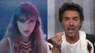 Taylor Swift in Lavendar Haze music video and Shawn Levy talking to the ReelBlend podcast for The Adam Project