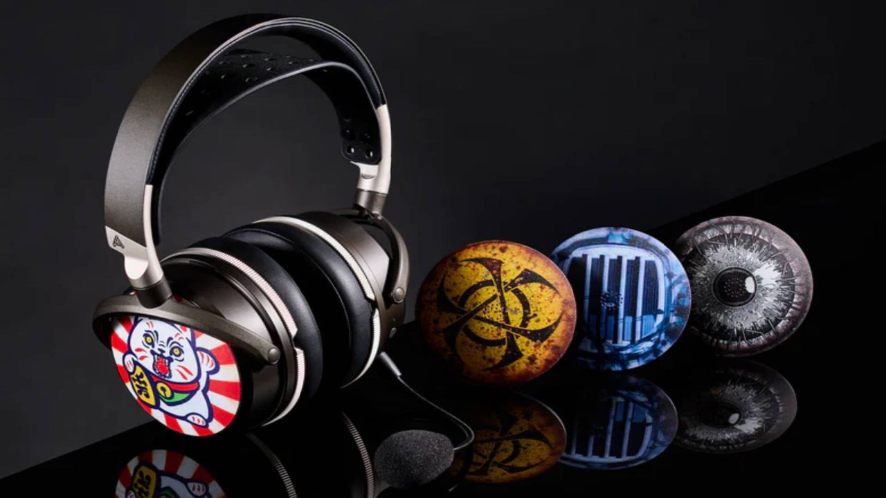 The Audeze Mazwell 2 gaming headset can now be customized with these funky Audeze ReSkin earcup covers