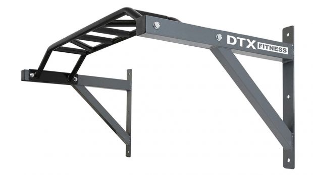 DTX Fitness Multi-Grip Wall-Mounted Pull-Up Bar