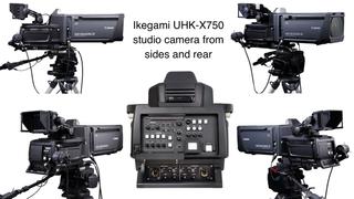 Ikegami UHK-X750 camera from sides and rear.