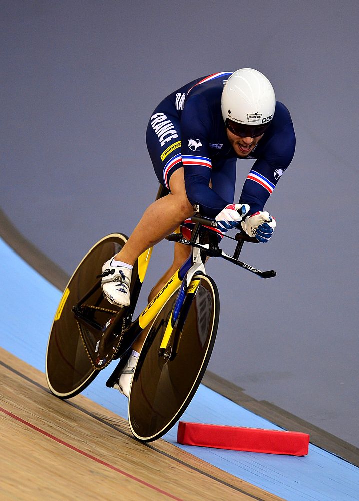 Quentin Lafargue (France) rode to bronze in the kilo
