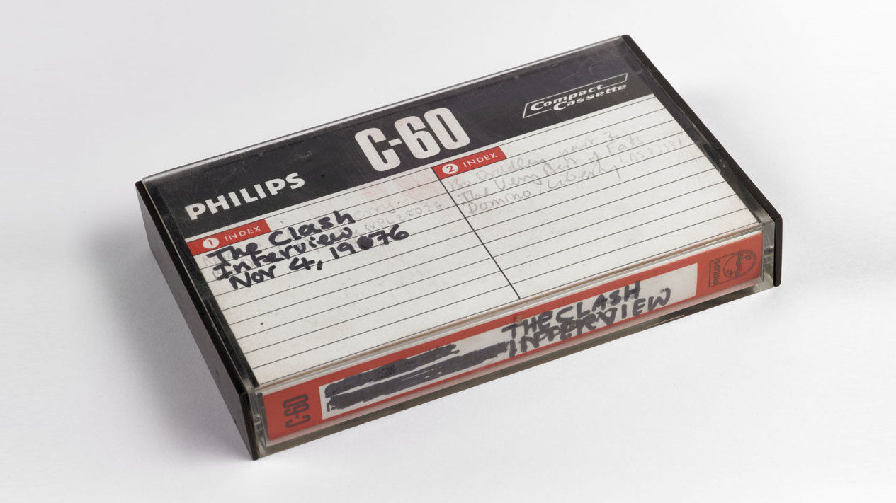 Original tape of The Clash&#039;s first interview