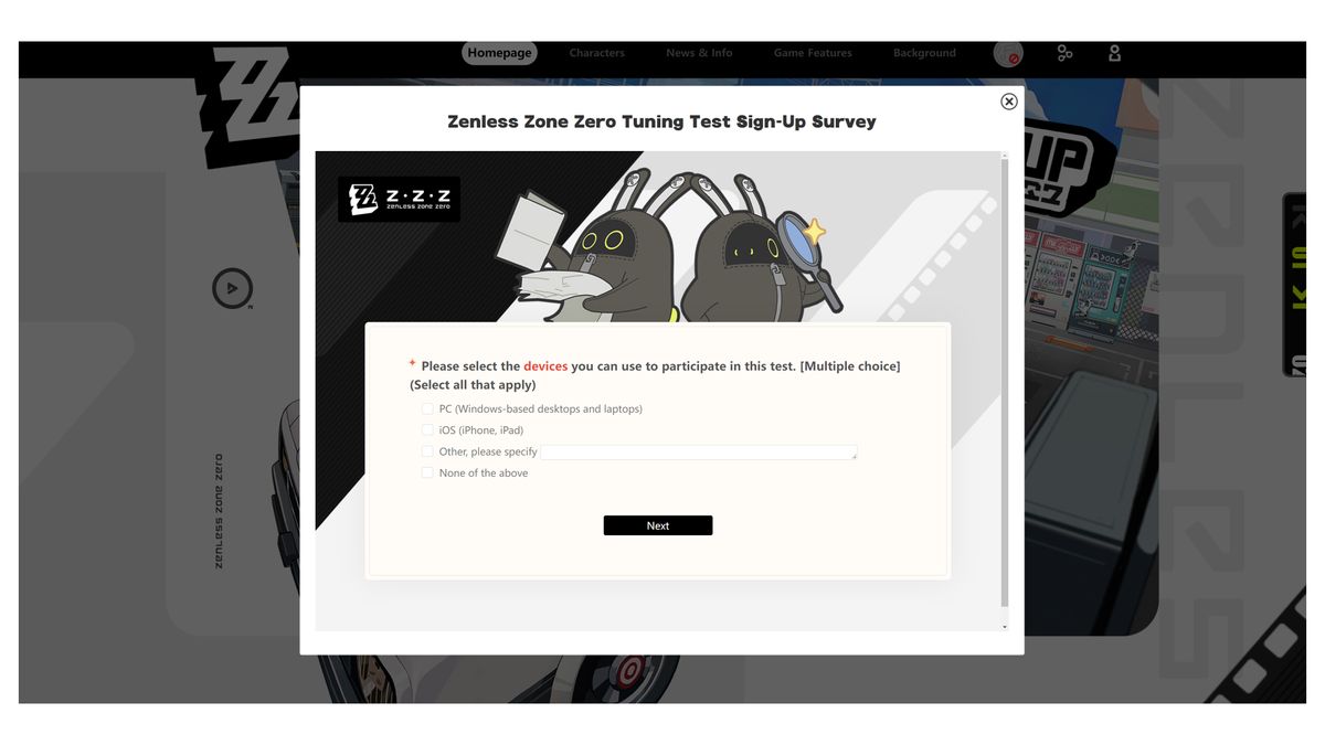 How To Sign Up For The Zenless Zone Zero Beta Tuning Test | GamesRadar+