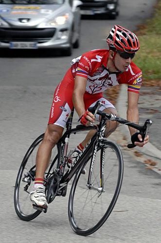 Colombian rider Faber Ardila spent a fair whack of the day off the front.