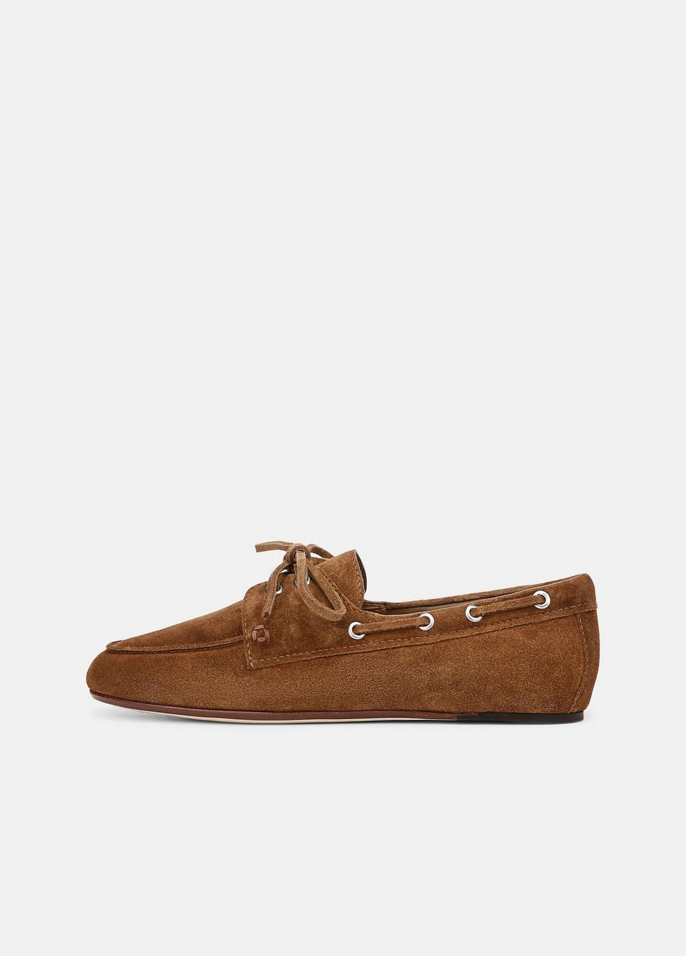 Marin Suede Lace-Up Loafer