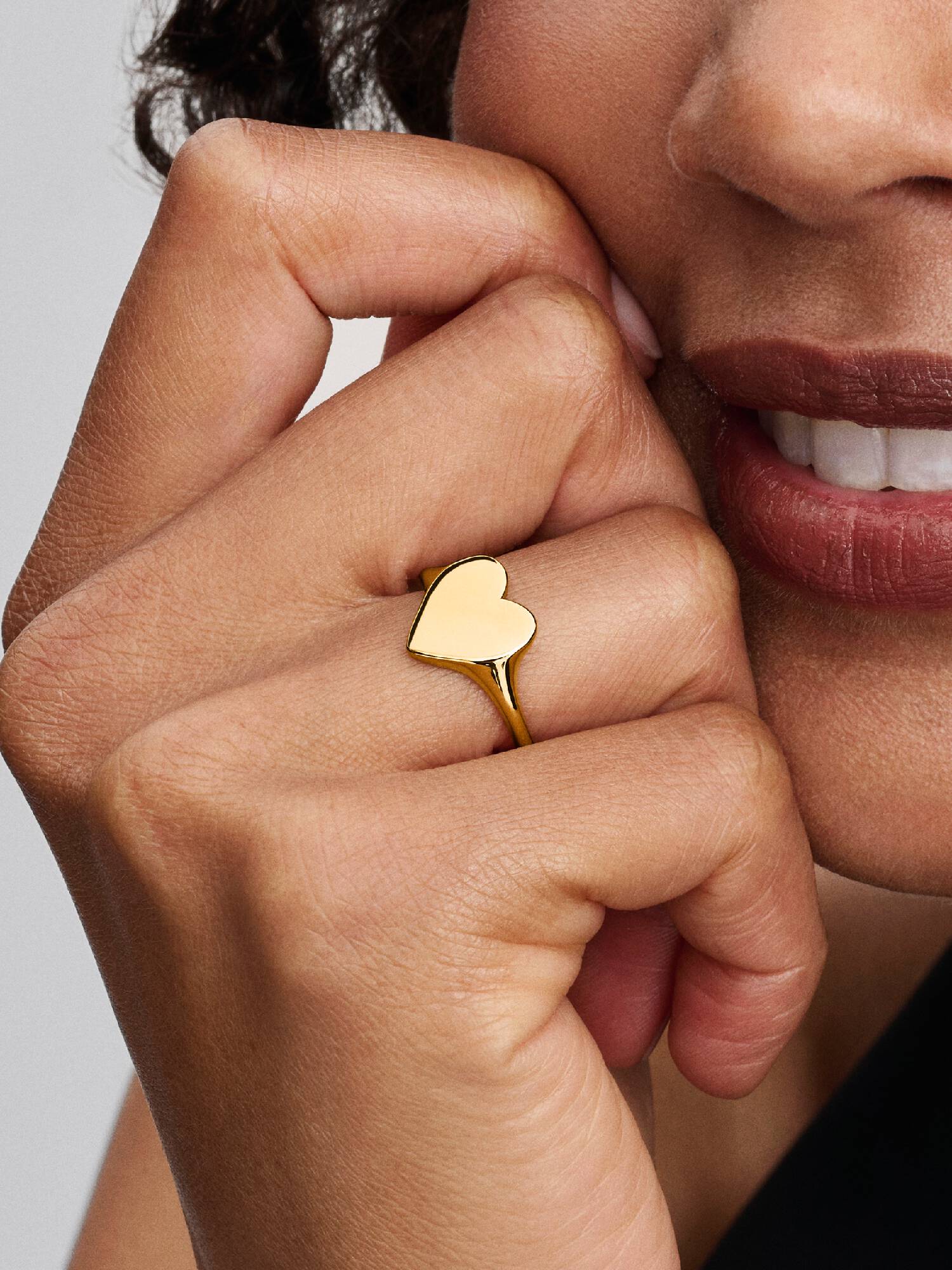 Pandora, Engravable Heart Ring