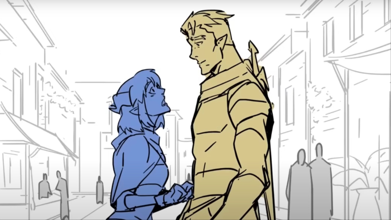 Screenshot of Prime Video's Mighty Nein - Animation First Look