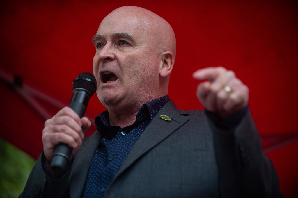 Mick Lynch of the RMT