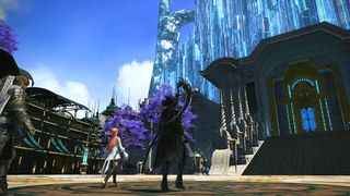 Zero walks with Ryne in The First during Final Fantasy 14 patch 6.5
