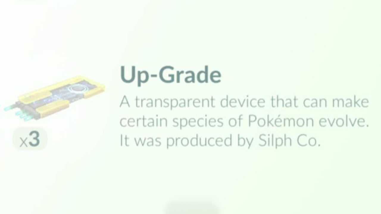 Pokemon Go Evolution Items - Up-grade