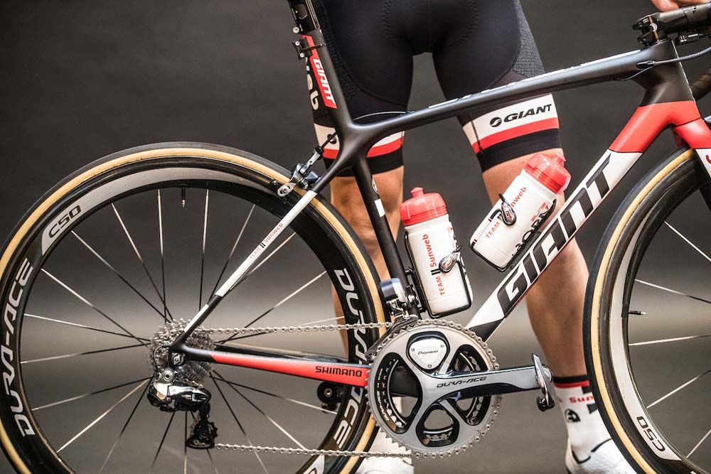 The Team Sunweb Giant bike