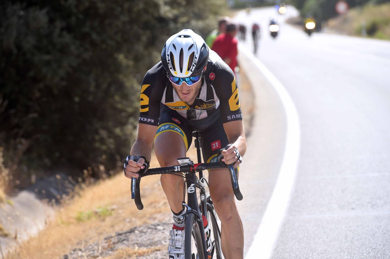 Kristian Sbargali duing stage 6.