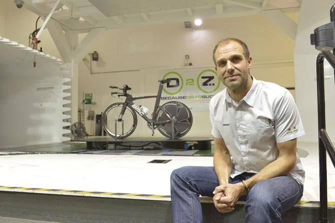 Simon Smart runs the wind tunnel in the United Kingdom