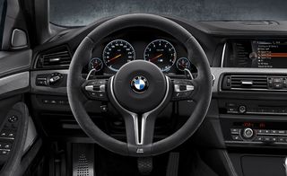 Interior view of BMW 30th Anniversary Edition M5