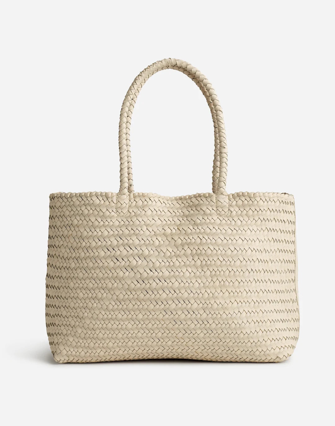 Handwoven Leather Tote