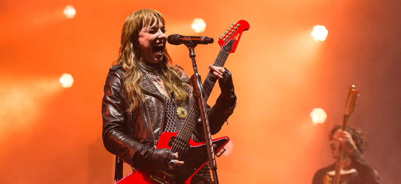 Lzzy Hale on stage