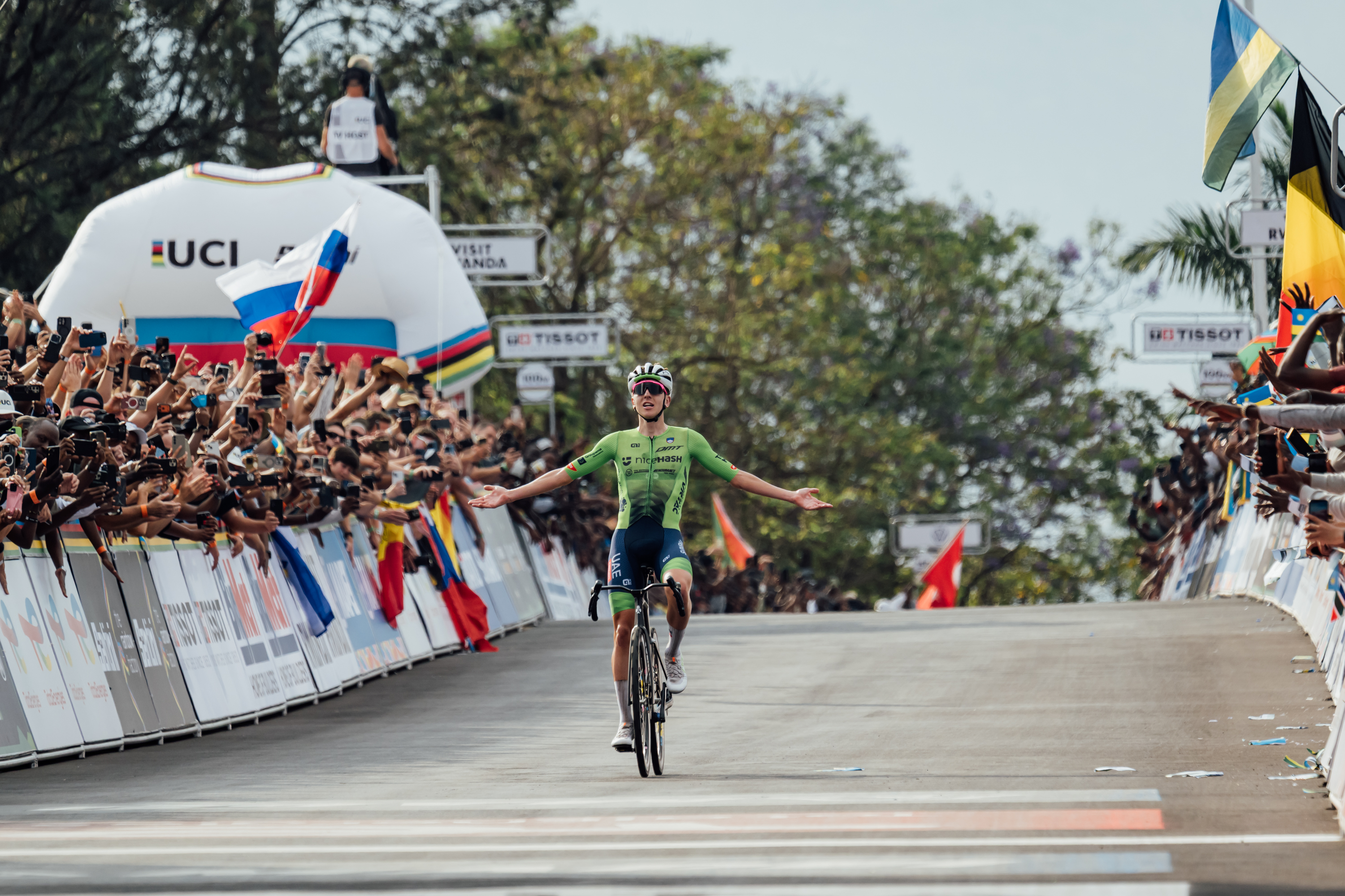 en el Campeonato Mundial de Road de UCI
