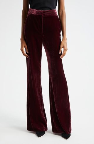 Lebone Velvet Wide Leg Pants