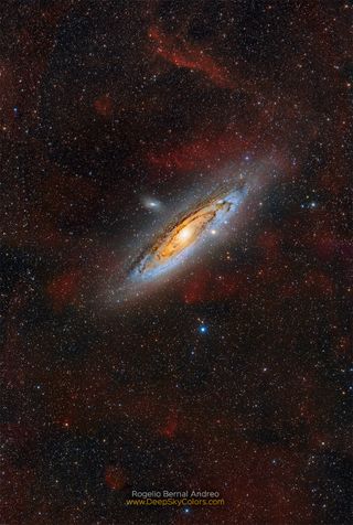 Andromeda among Cloud Formations