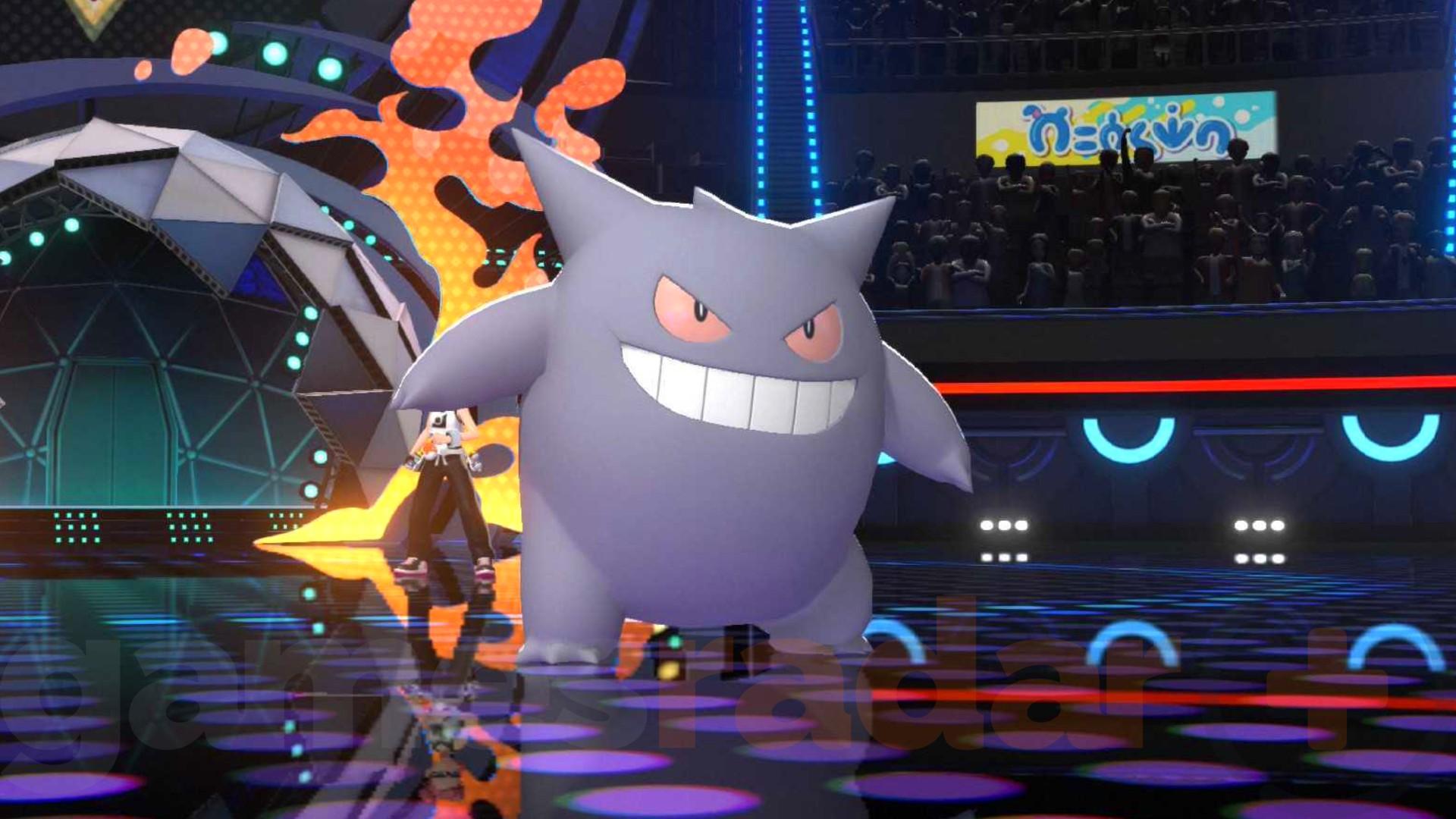 Gengar prepares to battle in Pokemon Champions.