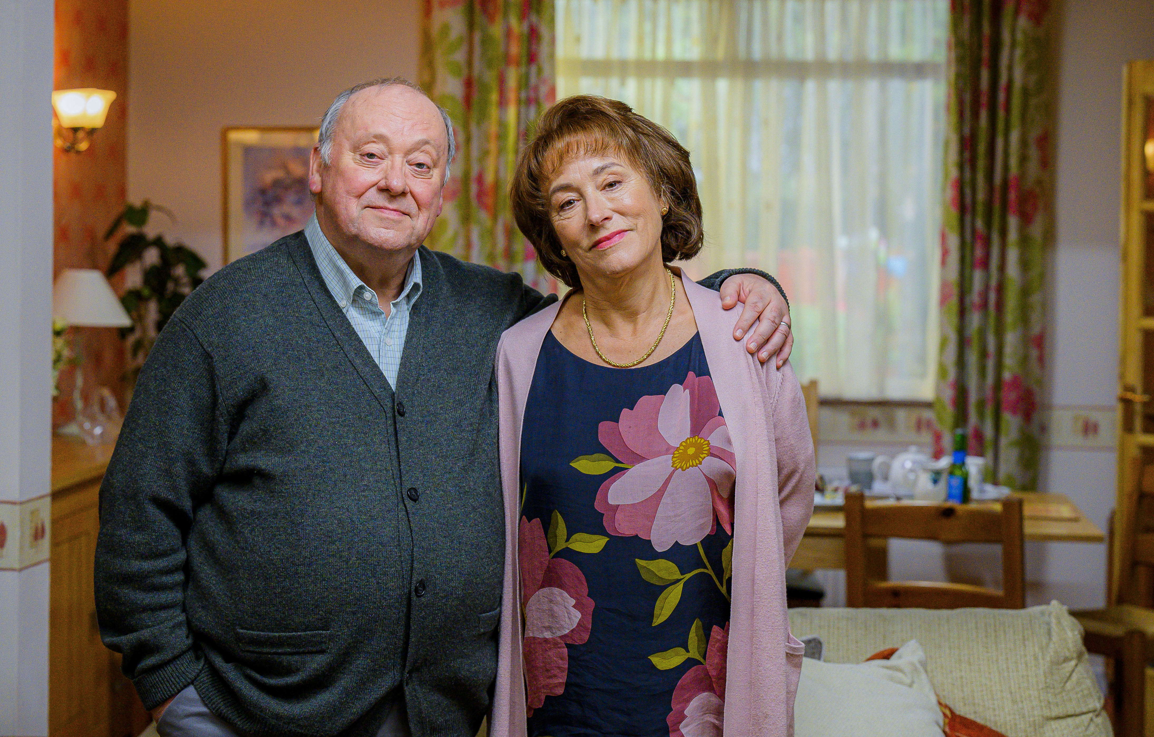 Eric and Beth at home in Two Doors Down.