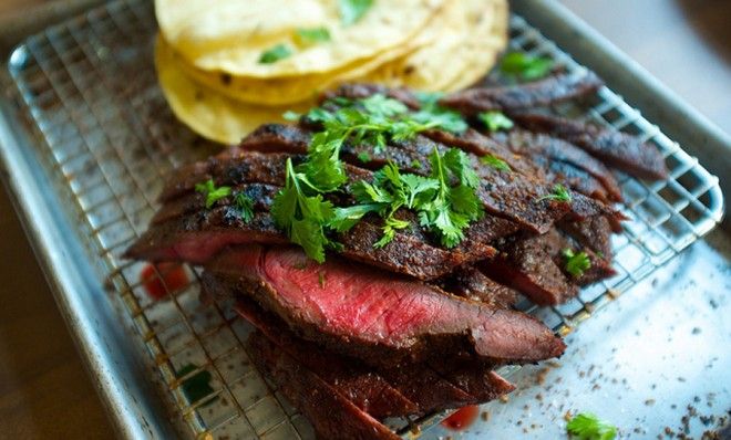 Grilled steak