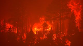 Massive Caldor fire threatens Lake Tahoe area of California